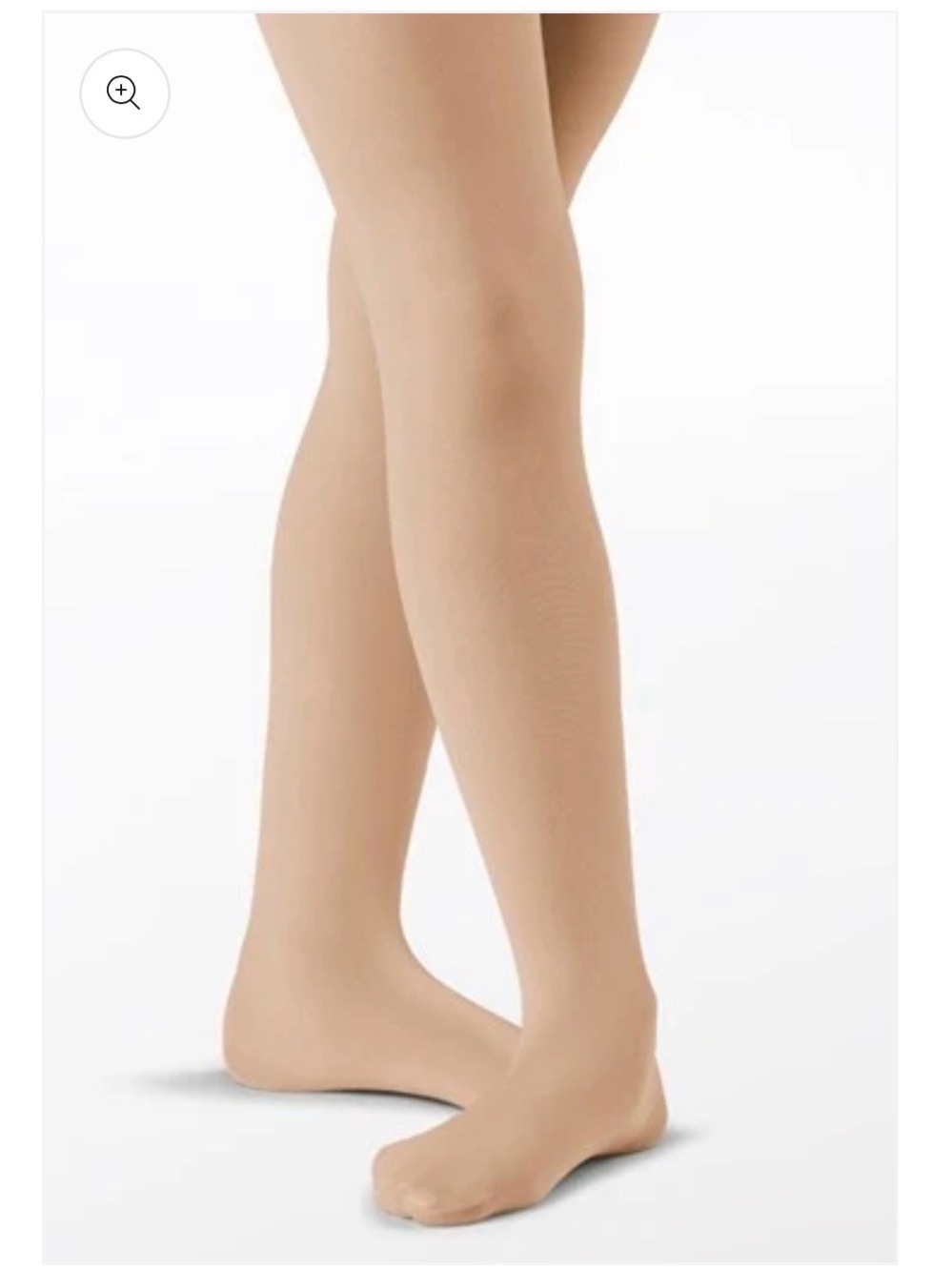 Children’s Weissman footed tights - lt suntan